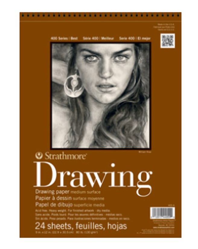 Cuaderno Para Dibujo Strathmore Drawing Serie 400 27.9 X 35.6cm 24hojas