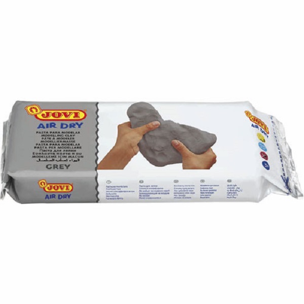 Masa Pasta para Modelar Cerámica Fría Arcilla Jovi 1kg Gris