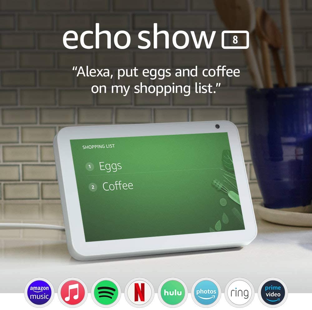 ALEXA ECHO SHOW 8 BLANCA
