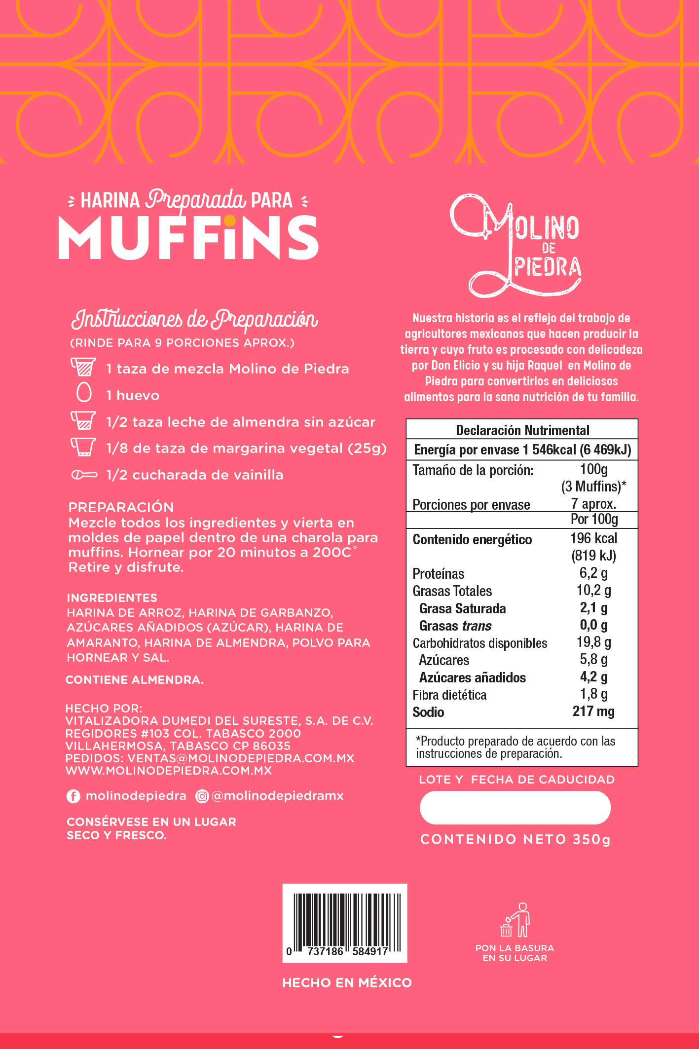 MUFFINS AMARANTO MIX