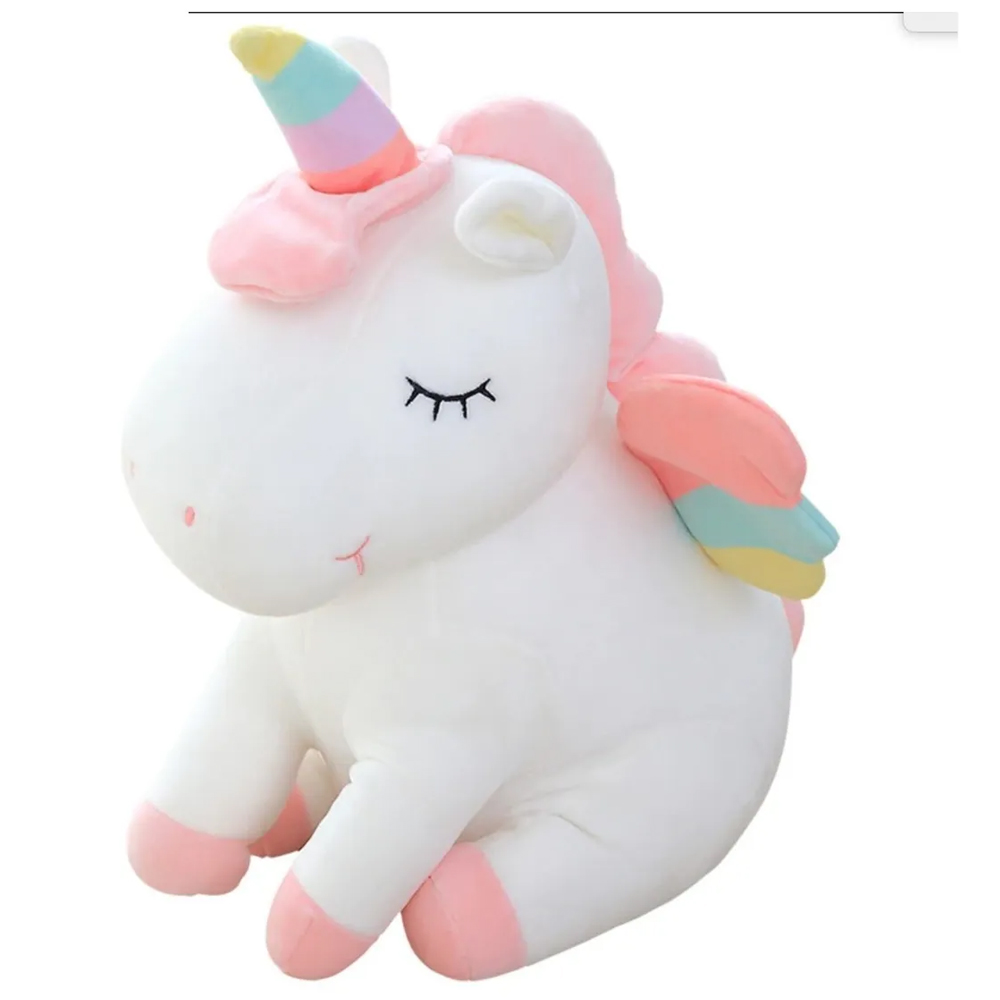 Unicornio Pony De Peluche Arcoiris Tipo Kawaii Pegaso 