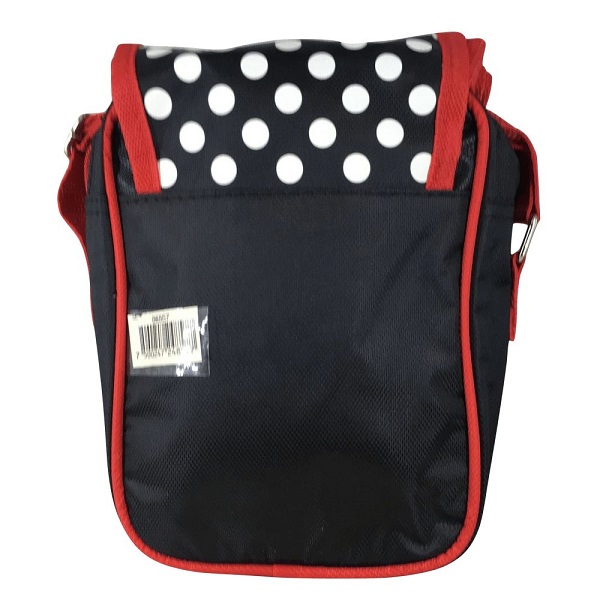 Bolsa Infantil Cruzada Rojo Con Negro Mickey Mouse