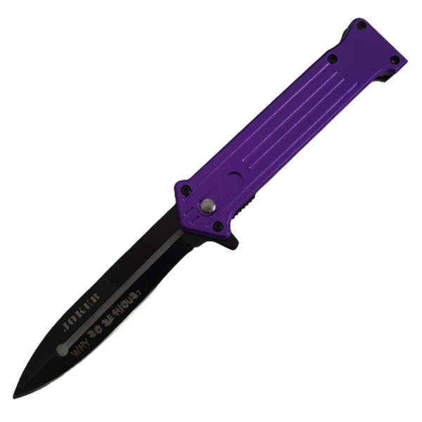 Navaja Joker Why So Serious? TF-457PU TAC FORCE Apertura Asistida