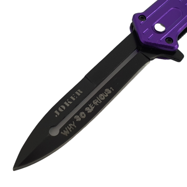 Navaja Joker Why So Serious? TF-457PU TAC FORCE Apertura Asistida