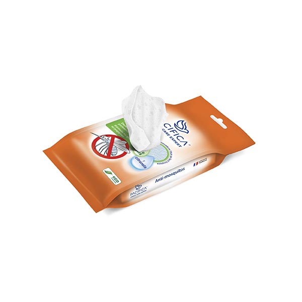 Toallitas Húmedas Repelentes Pacifica Anti Mosquitos 120 Toallitas