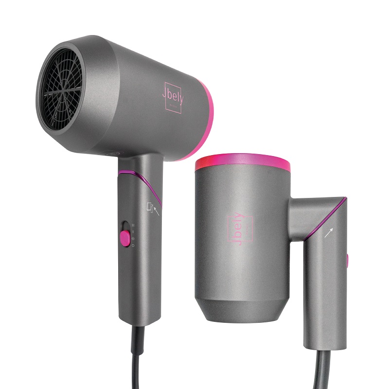 Secadora de pelo rápido portátil plegable silencioso iónico.