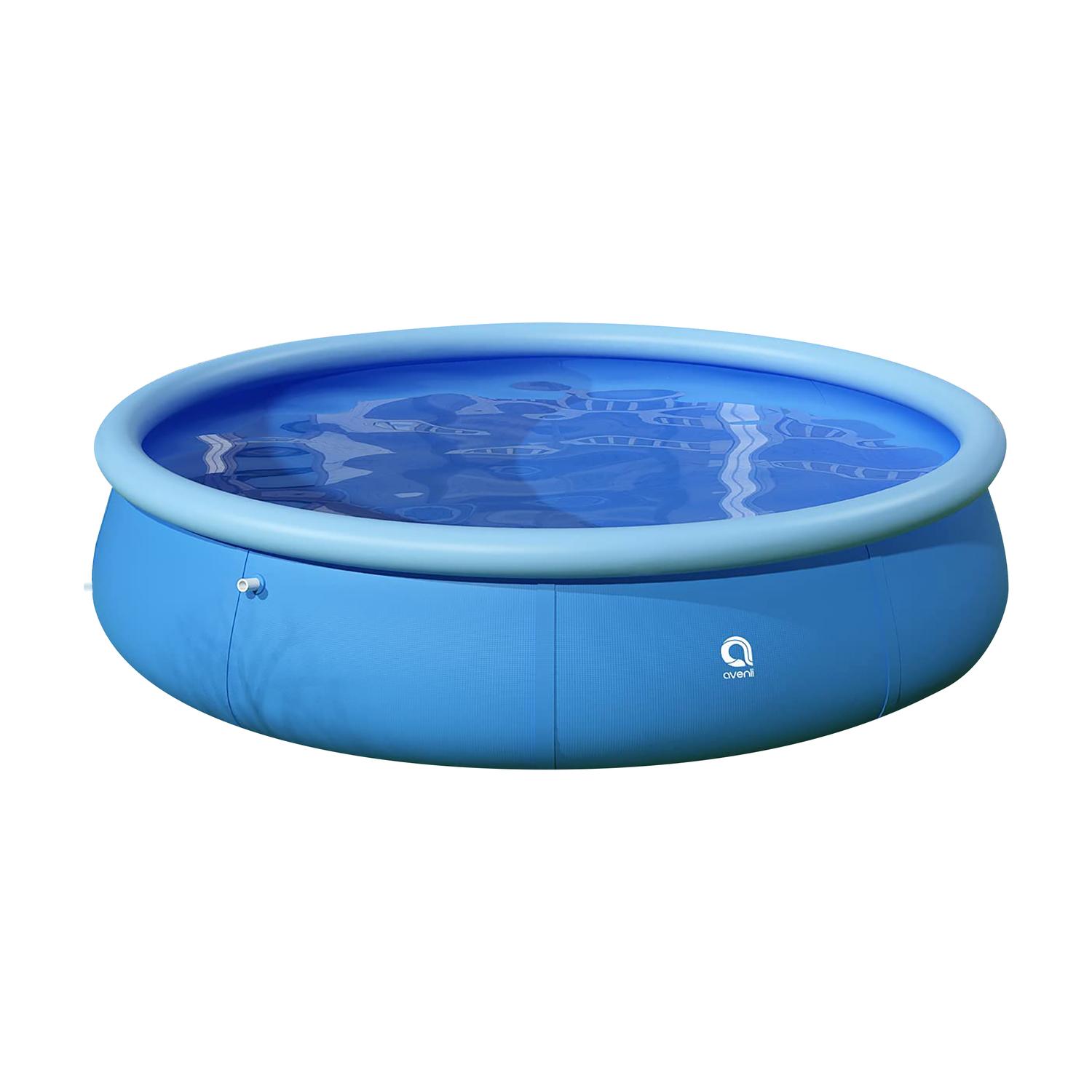 Alberca Grande Familiar Con Bomba 3.65 M profundidad 76 cm Azul