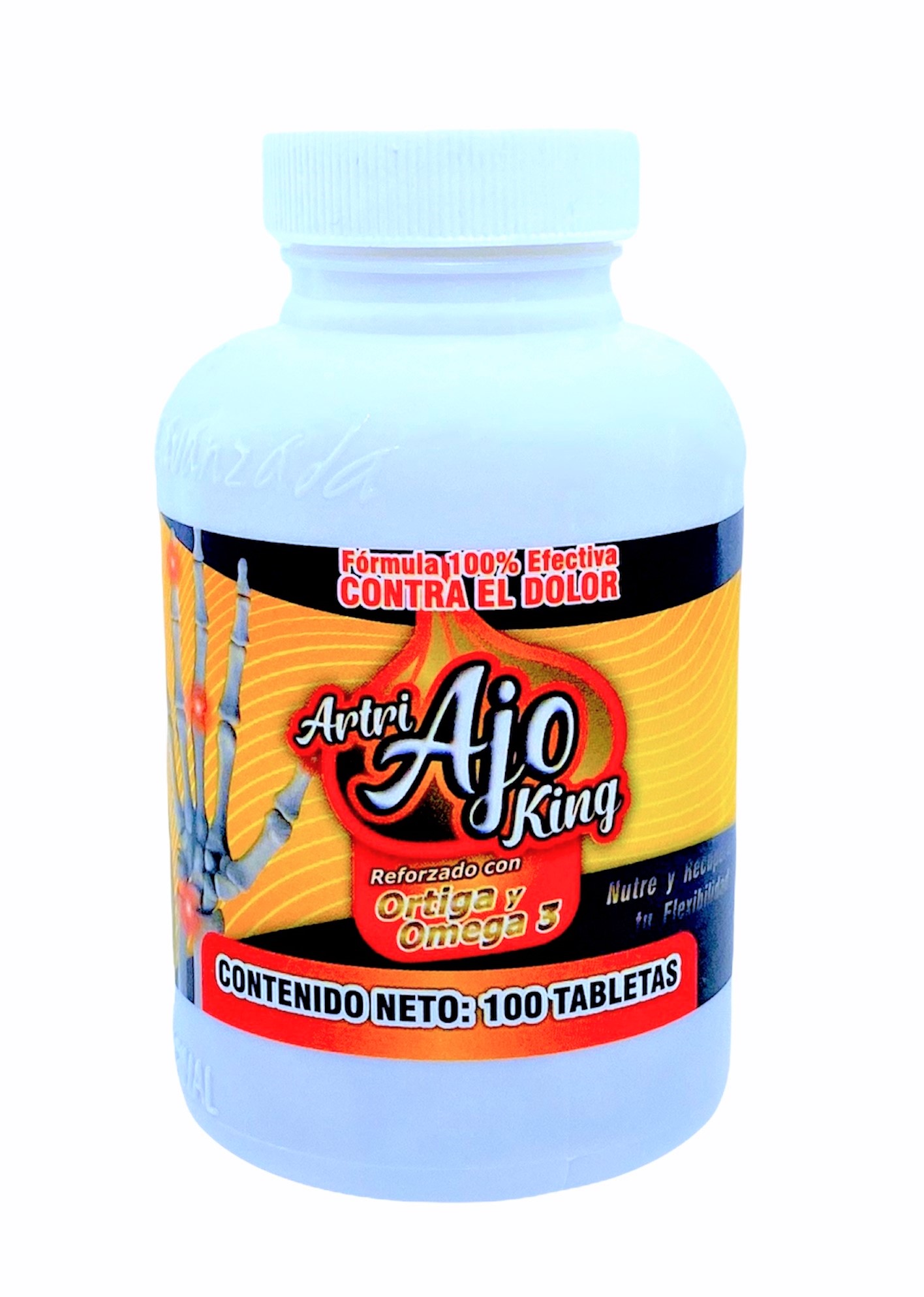 Artri Ajo King Artriking Ortiga Omega 3 100 Tab 10 Pzs