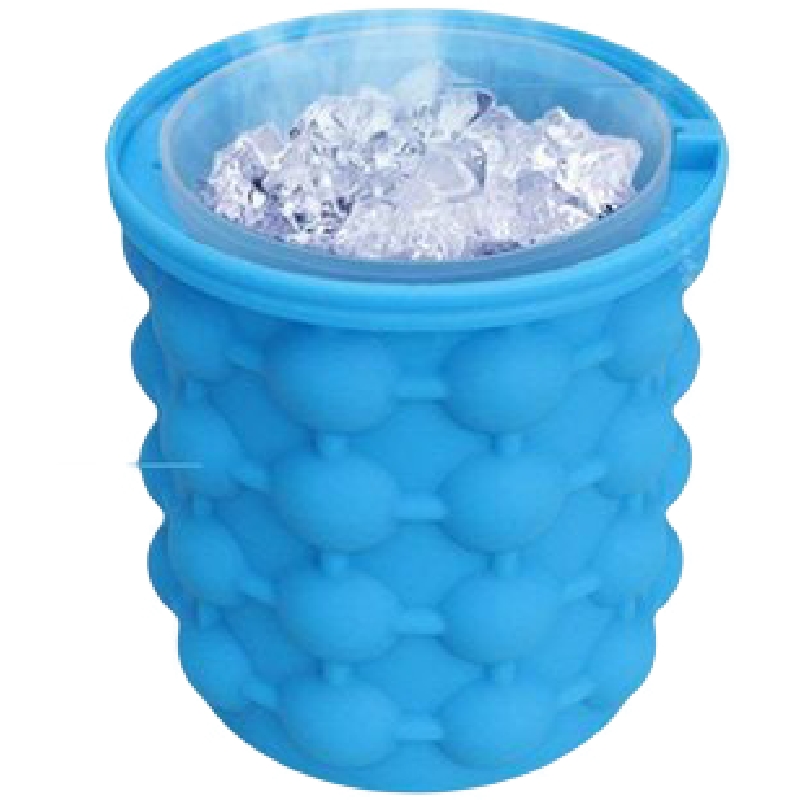 Molde para hielo de silicona azul - Aliss