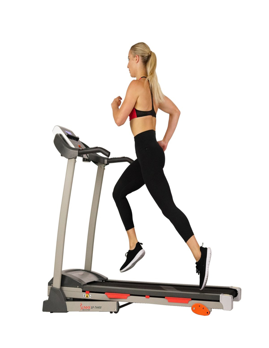 CAMINADORA INCLINADA MANUAL CON PANTALLA LCD SUNNY HEALTH & FITNESS SF-T4400