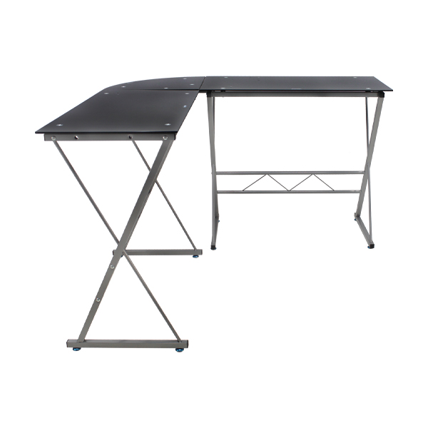 Escritorio Minimalista De Cristal Negro JM-909GN Mundo In