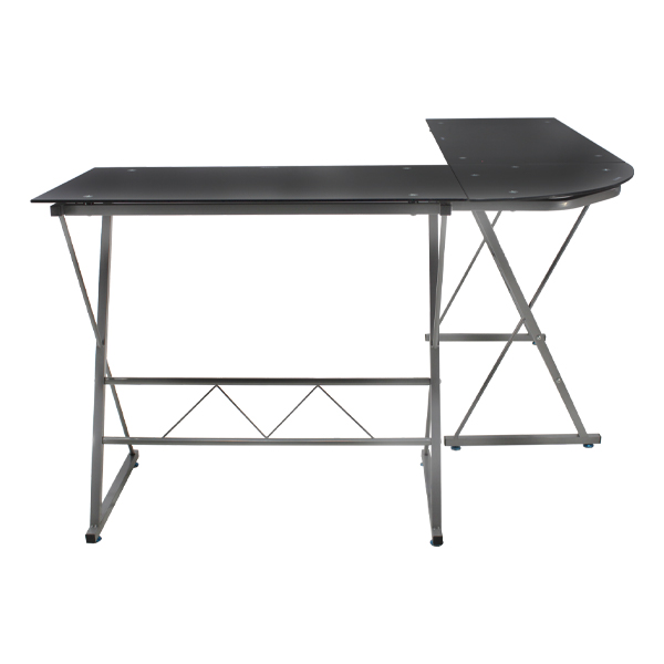 Escritorio Minimalista De Cristal Negro JM-909GN Mundo In