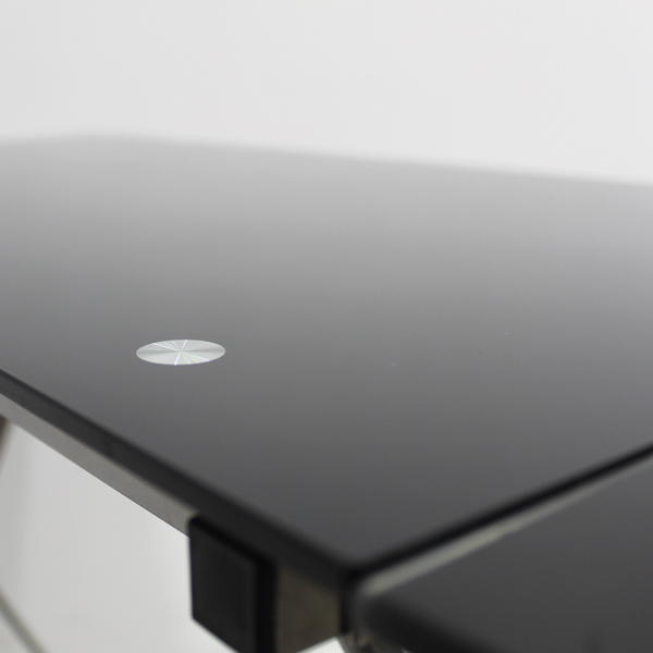 Escritorio Minimalista De Cristal Negro JM-909GN Mundo In