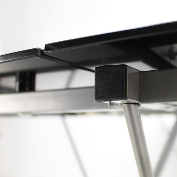 Escritorio Minimalista De Cristal Negro JM-909GN Mundo In