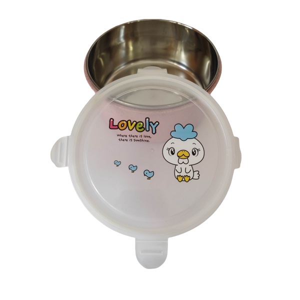 Tupper para Lunch Infantil tipo Tazón con Tapa Hermética Bento 900ml