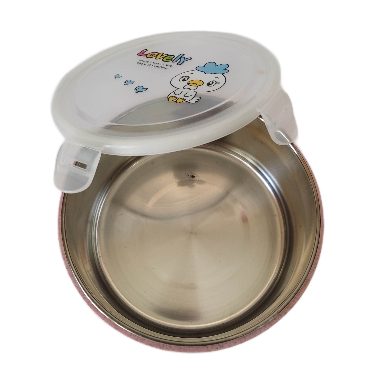 Tupper para Lunch Infantil tipo Tazón con Tapa Hermética Bento 900ml