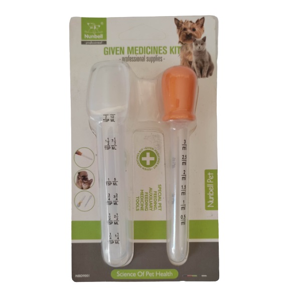 Set para Cuidado e Higiene de tu Mascota Perro Gato Cepillo dientes Cortauñas Goteros