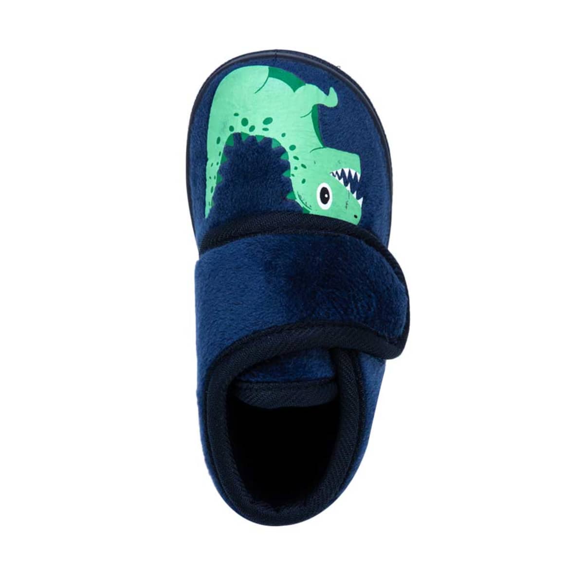 Pantuflas para niño, Schatz Kids, con figura de dinosaurio, color azul marino, mod. 876556