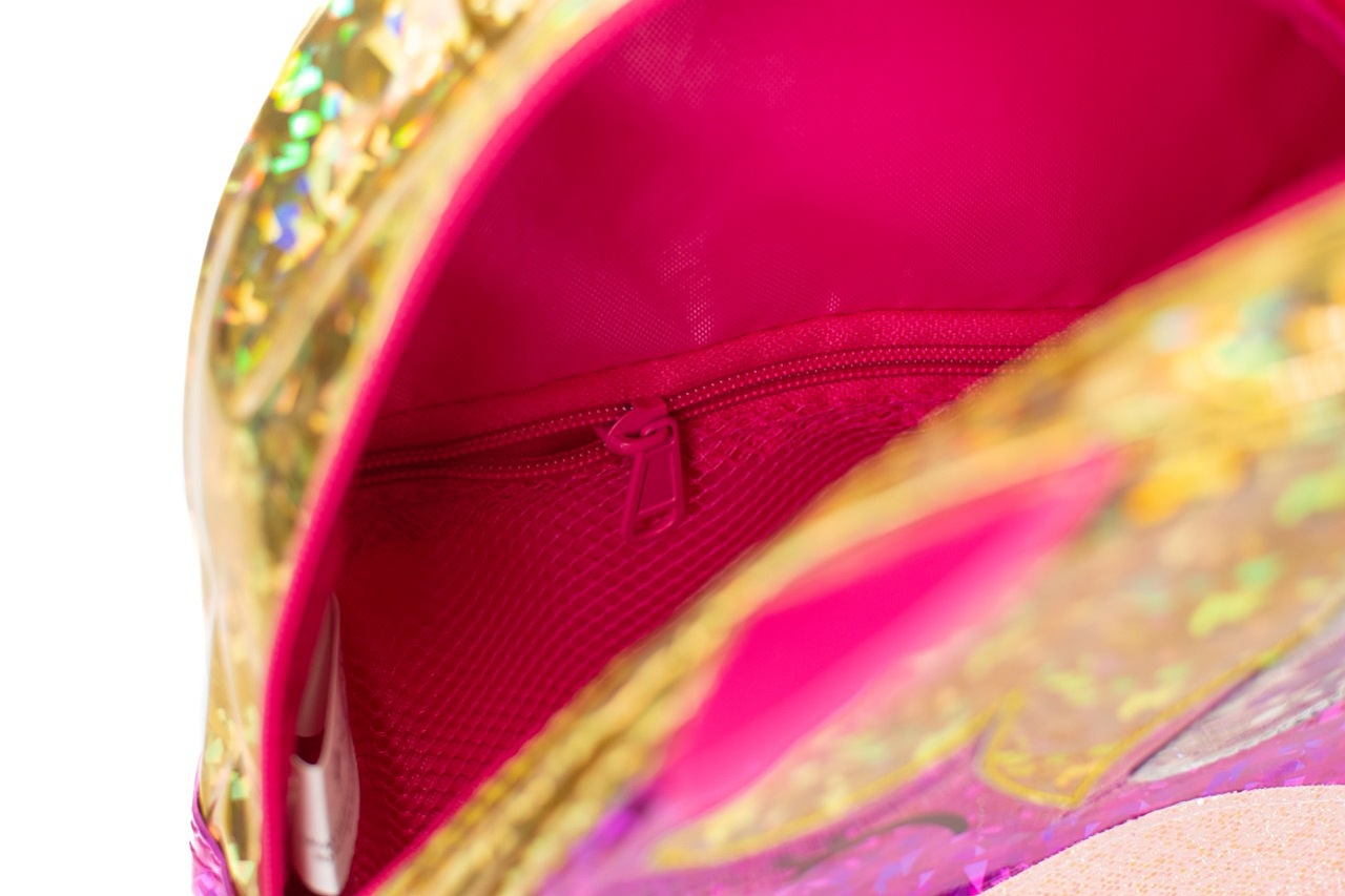 Mochila ZooBags Unicornio BRILLANTE para niñas y niños. Prácticas y Originales. Perfectas para VIAJE, ESCUELA, GUARDERIA, EQUIPAJE, LONCHERA,PAÑALERA