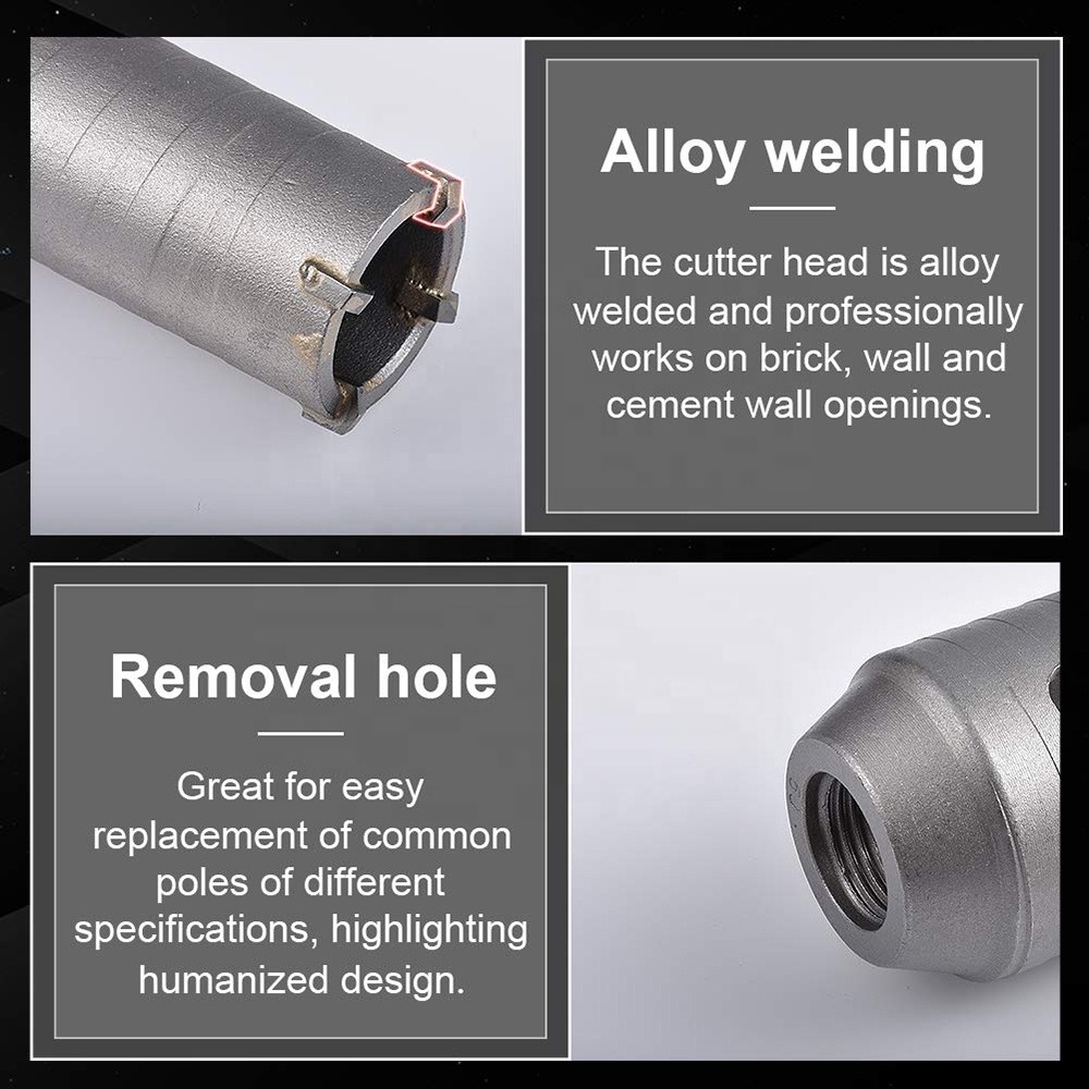 Broca Para Concreto Pasamuro 50mm Tubería Aire Acondicionado