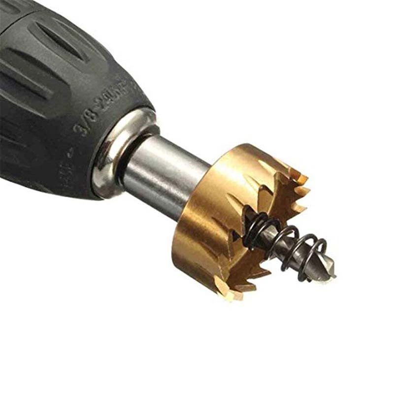 Broca Circular Para Sacabocado Hss Titanio Broca De Centro