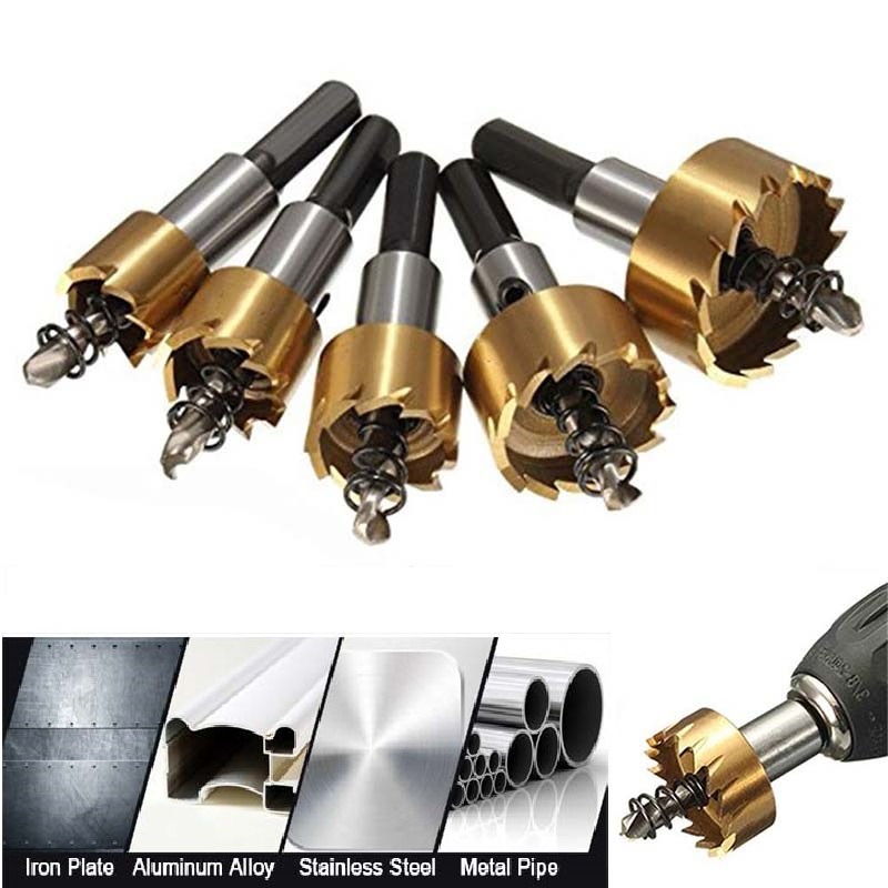 Broca Circular Para Sacabocado Hss Titanio Broca De Centro