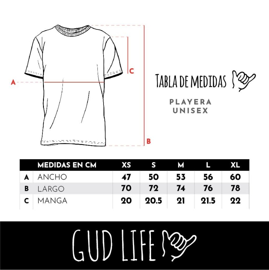 Playera Baja Gud Life