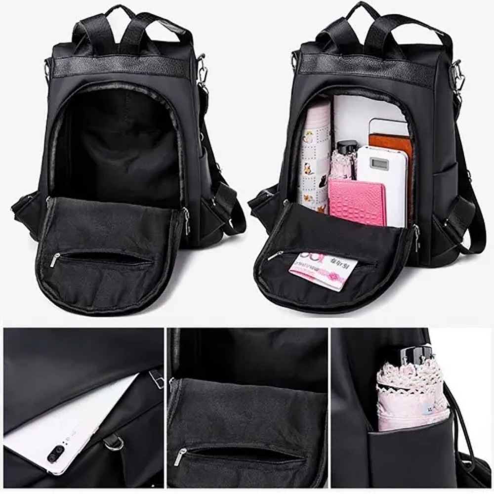 Mochila Impermeable Antirrobo Para Mujer De Viaje De Ocio