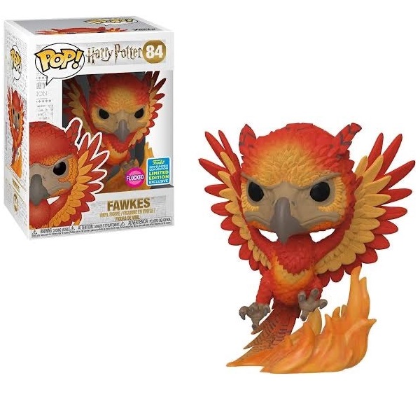 Funko Pop Figura Harry Potter Fawkes 84 Flocked Limited