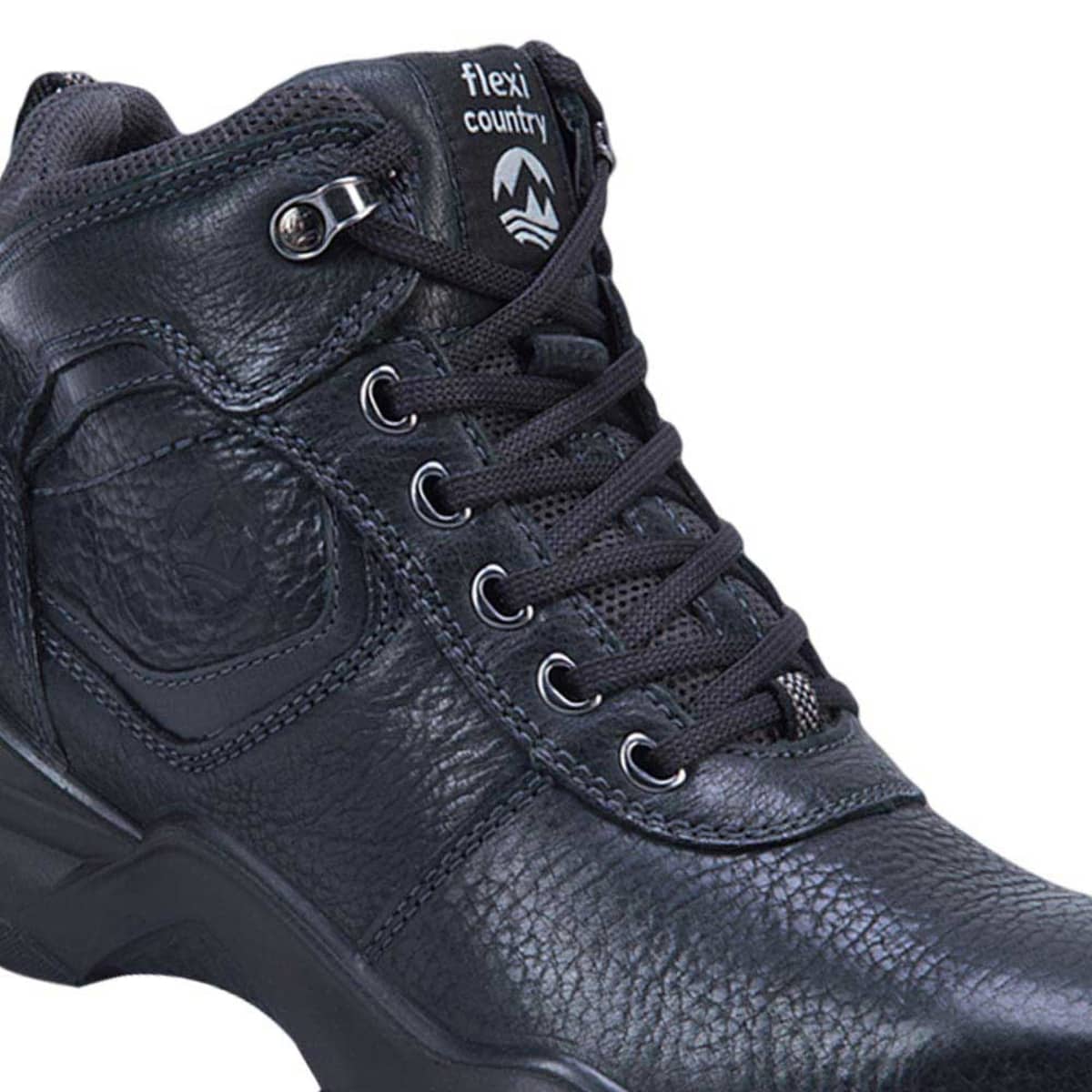 Botas tipo hiker marca Flexi para hombre, color negro, mod. 989904