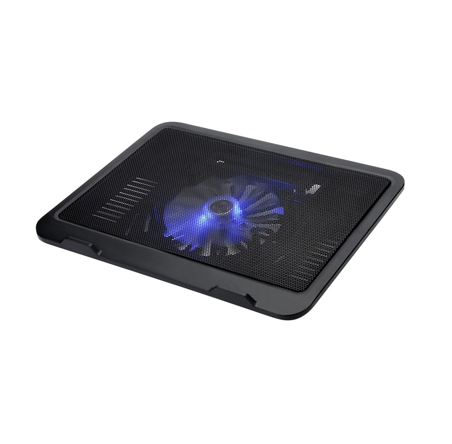 BASE ENFRIADORA GHIA PARA LAPTOP CON VENTILADOR Y LUZ LED USB NEGRO LAPTOP PORTATIL USB LUZ SOPORTE