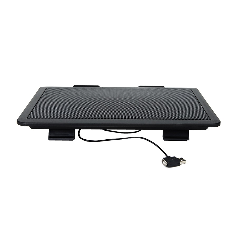 BASE ENFRIADORA GHIA PARA LAPTOP CON VENTILADOR Y LUZ LED USB NEGRO LAPTOP PORTATIL USB LUZ SOPORTE