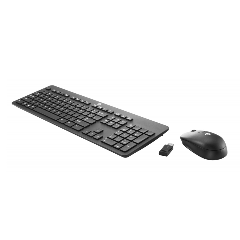 KIT 2 EN 1 TECLADO Y MOUSE HP INALAMBRICO NEGRO T6L04AA