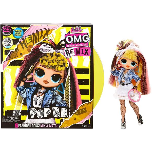 Lol Surprise Omg Music Remix Pop B.b Con 2 Looks