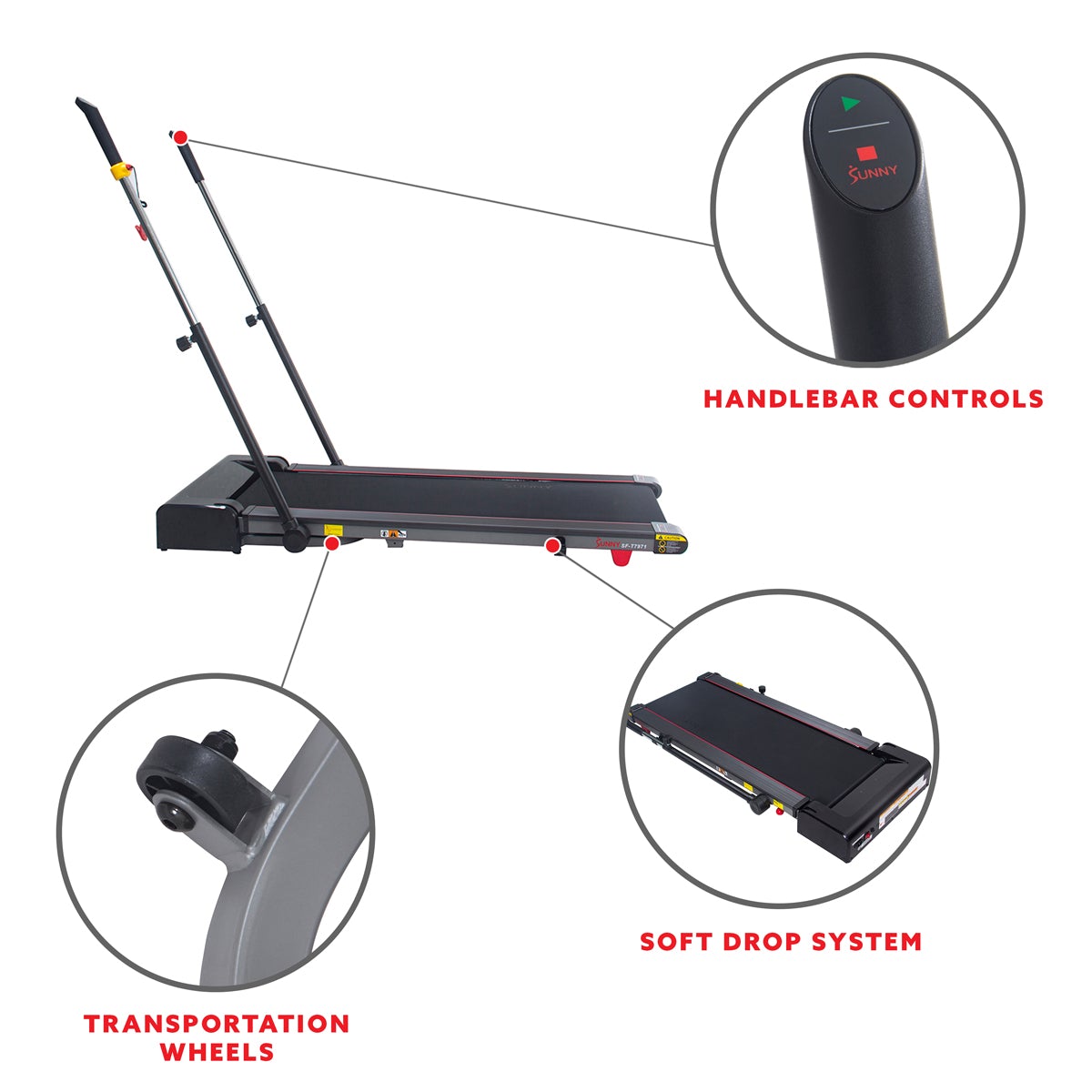 WalkingPad Caminadora plegable, ultra delgada, plegable, almohadilla para  caminar, plegable, portátil, de seguridad, sin soporte, para gimnasio y