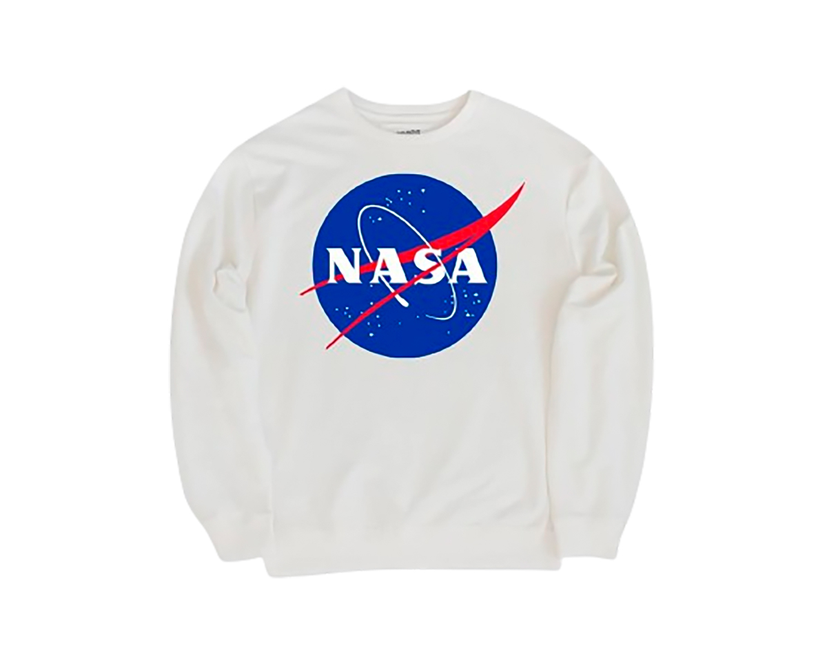Sudadera Nasa Logo Hombre Máscara de Látex Blanca