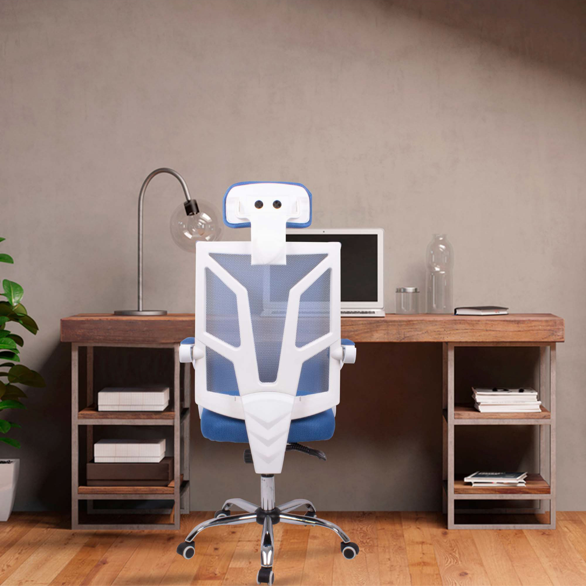 Silla Oficina Ergonómica Con Tapizado Mesh Reclinable