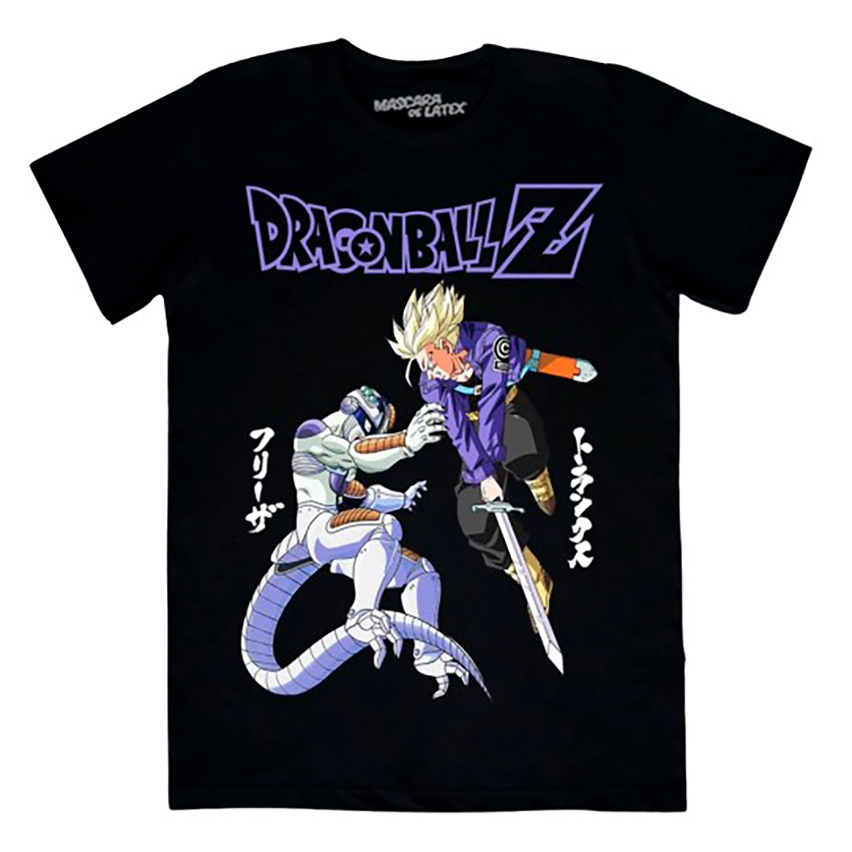 Playera Trunks vs Freezer Hombre Máscara de Látex