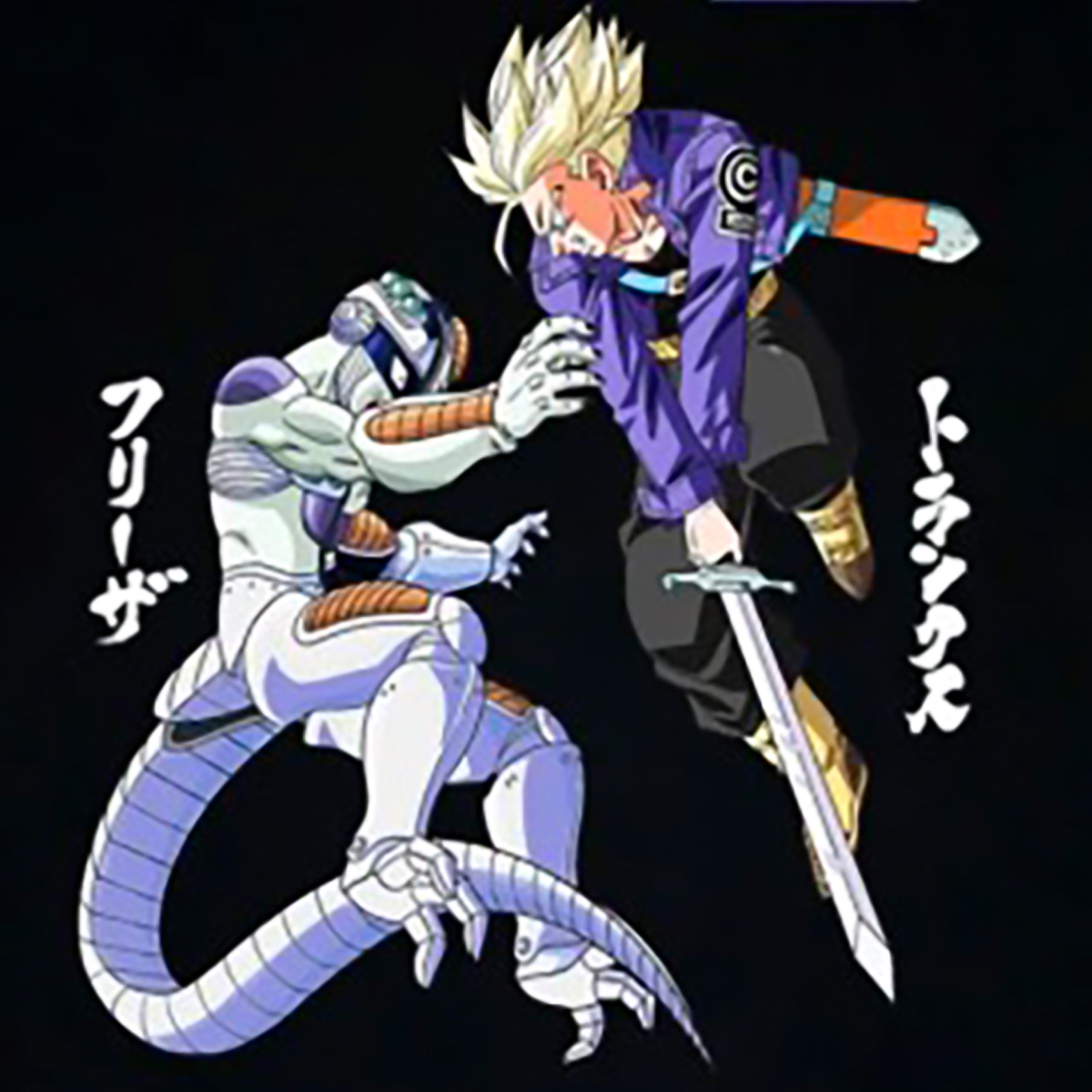 Playera Trunks vs Freezer Hombre Máscara de Látex