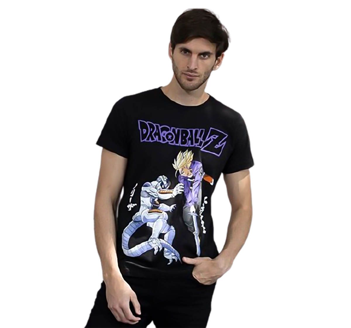 Playera Trunks vs Freezer Hombre Máscara de Látex