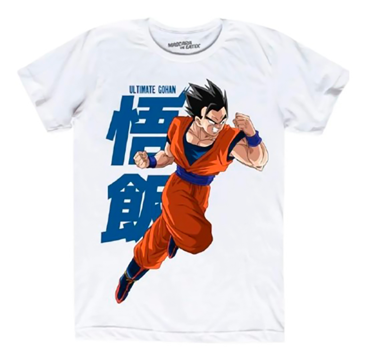 Playera Ultimate Gohan Hombre Máscara de Látex Dragon Ball