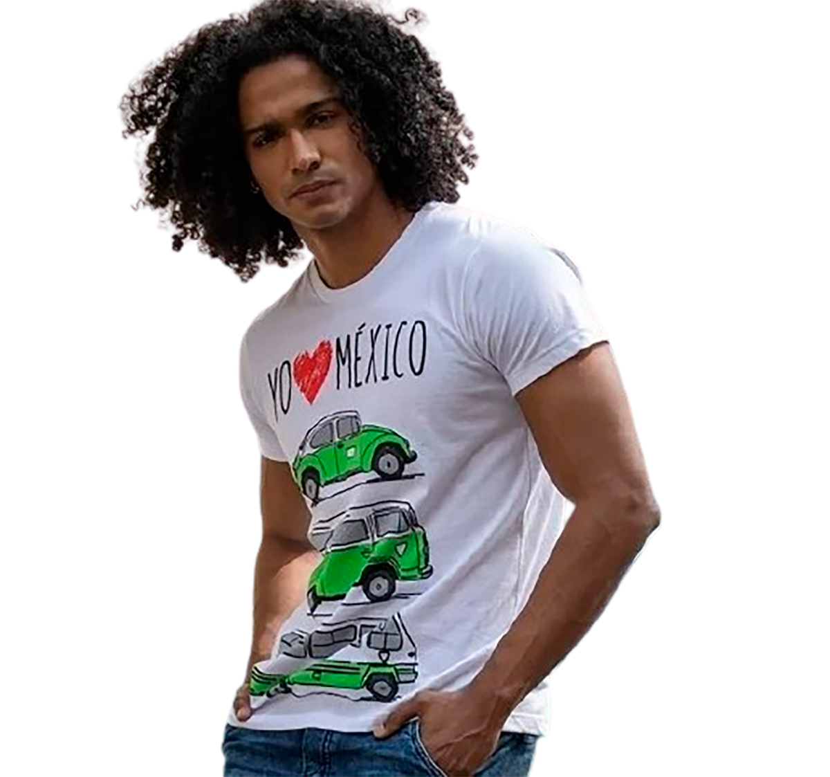 Playera Yo Amo México Aniversario Hombre Máscara De Latex