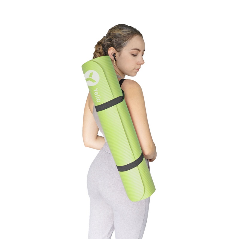 Tapete para yoga de superficie plana Verde