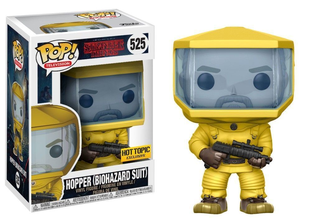 Funko Pop Figura Stranger Things Hopper Biohazard Suit 525 Hot topic