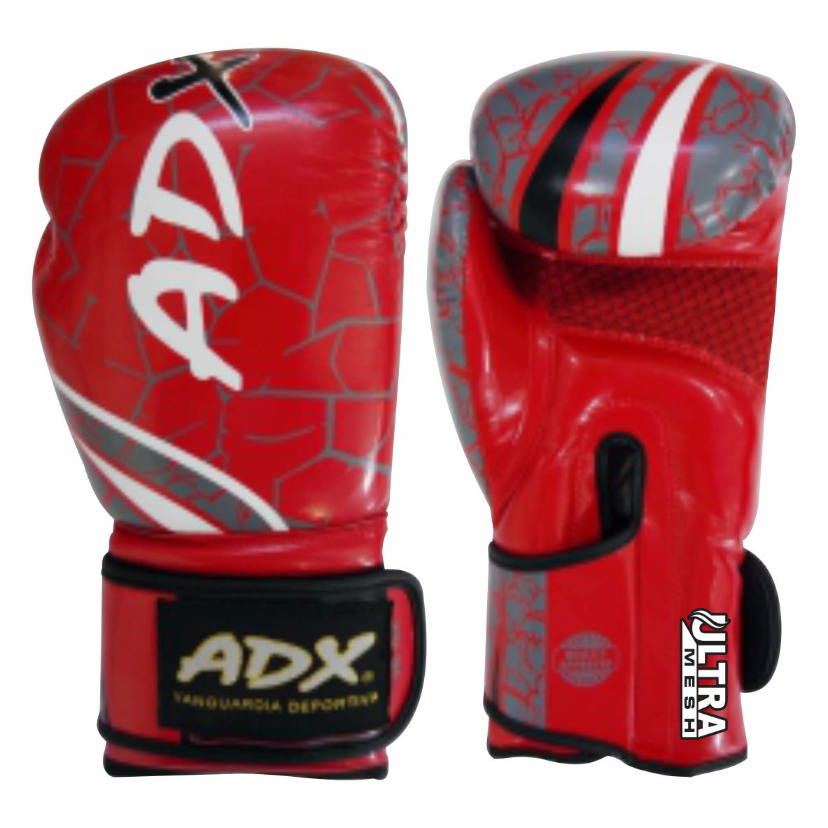 Par de Guantes de Box ADX Mod Tribal2 Con Proteccion en Muñeca Relleno Multicapas PU