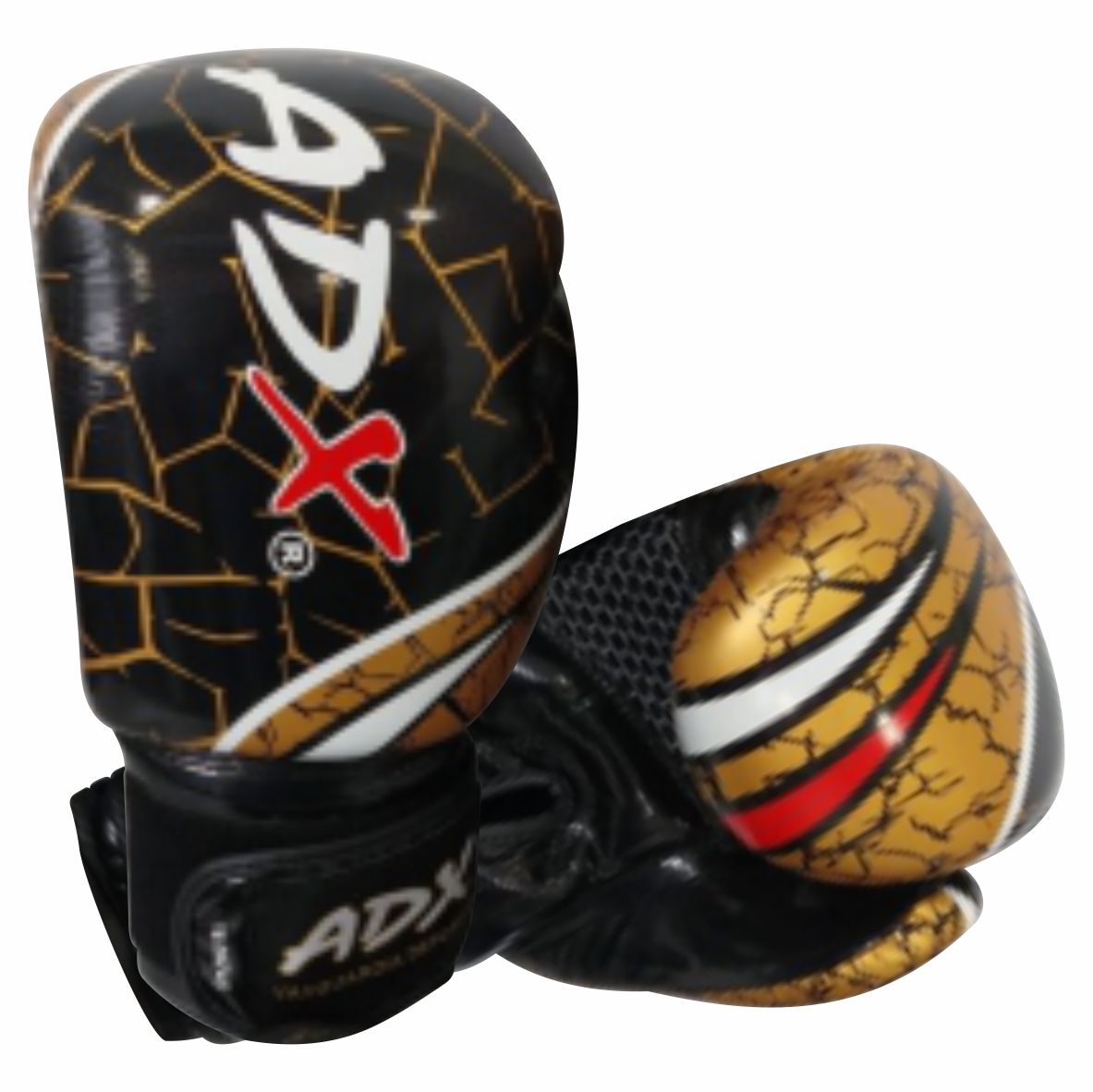 Par de Guantes de Box ADX Mod Tribal2 Con Proteccion en Muñeca Relleno Multicapas PU
