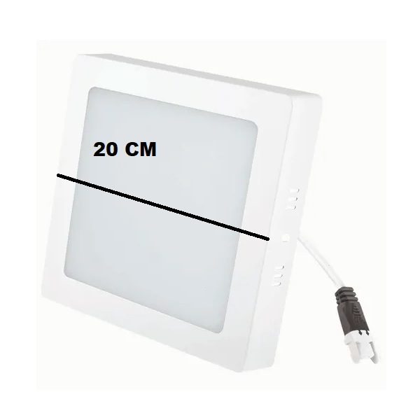 Luminario Led De Sobreponer Cuadrado 18 W AKSI