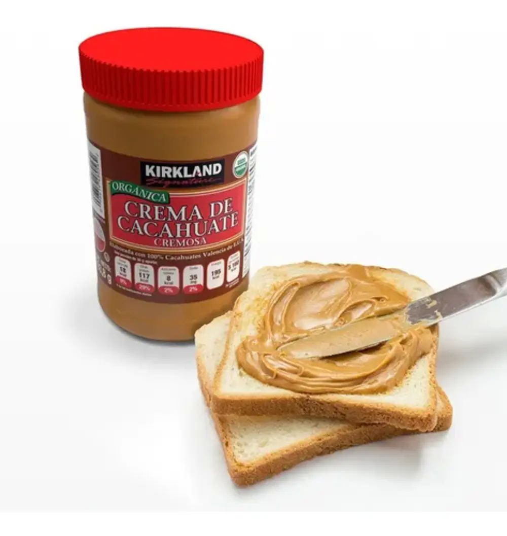 Crema De Cacahuate Orgánica Kirkland 2 De 793.8g