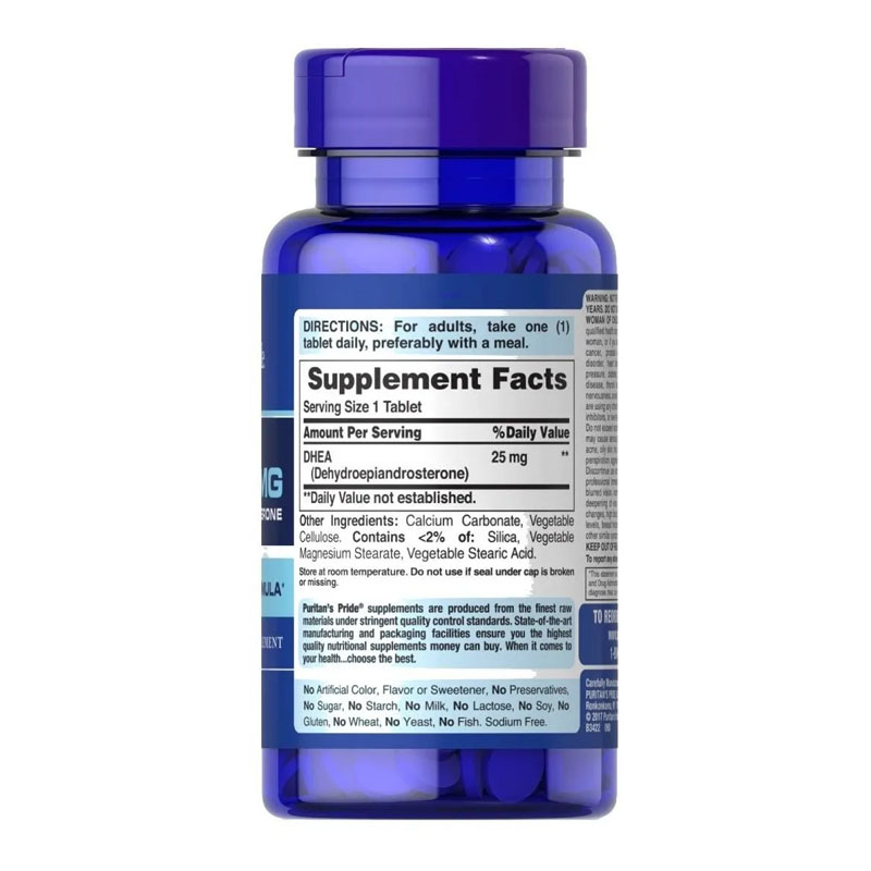 Dhea 25 Mg 250 Tabs Puritans Pride Suplemento Alimenticio Original Compraymas 