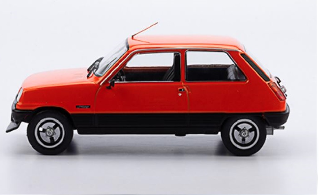 Renault 5 Mirage S año 1979, Auto de Metal a escala 1:24 Edición Limitada